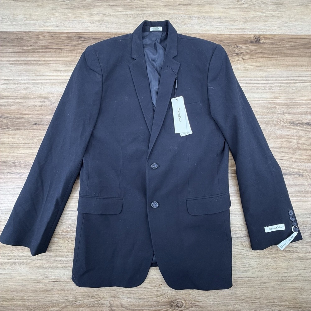 Calvin Klein Blazer Boys Size 18 Regular black  NWT Msrp $99
